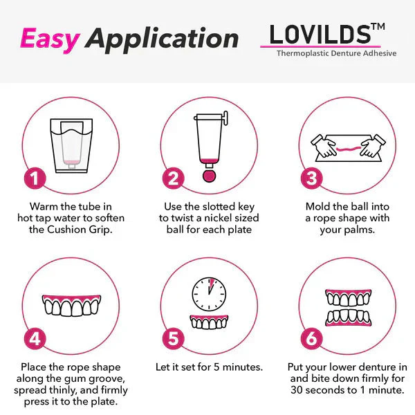 LOVILDS™ Thermoplastic Denture Adhesive-Official Brand Store 4 LOVILDS™ Thermoplastic Denture Adhesive-Official Brand Store