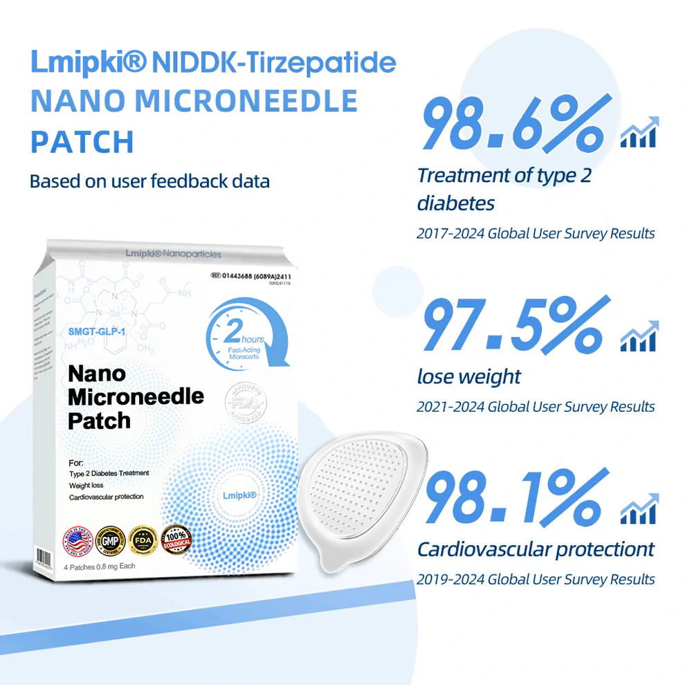 Lmipki® NIDDK-Tirzepatide Nano Microneedle Patch 12 Lmipki® NIDDK-Tirzepatide Nano Microneedle Patch