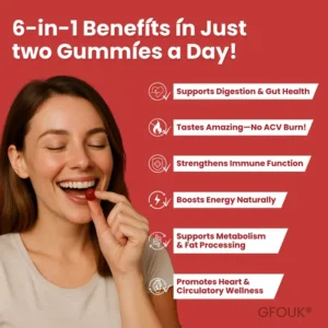 GFOUK® VitaCider Boost Apple Cider Vinegar Vitamin Gummies 19 GFOUK® VitaCider Boost Apple Cider Vinegar Vitamin Gummies