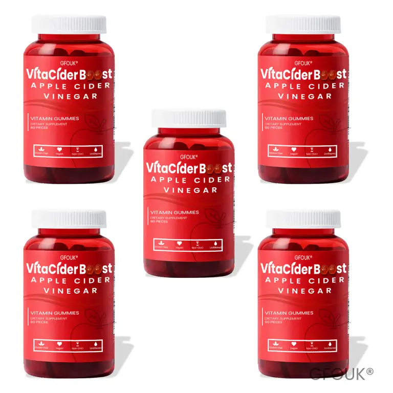 GFOUK® VitaCider Boost Apple Cider Vinegar Vitamin Gummies 7 GFOUK® VitaCider Boost Apple Cider Vinegar Vitamin Gummies