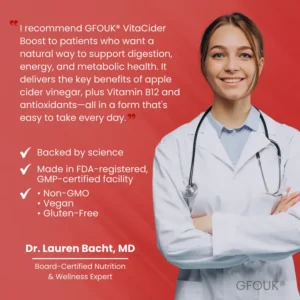 GFOUK® VitaCider Boost Apple Cider Vinegar Vitamin Gummies 16 GFOUK® VitaCider Boost Apple Cider Vinegar Vitamin Gummies