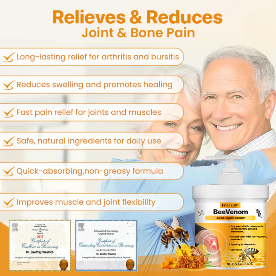 Fivfivgo™ BeeVenom Joint Repair Cream 3 Fivfivgo™ BeeVenom Joint Repair Cream