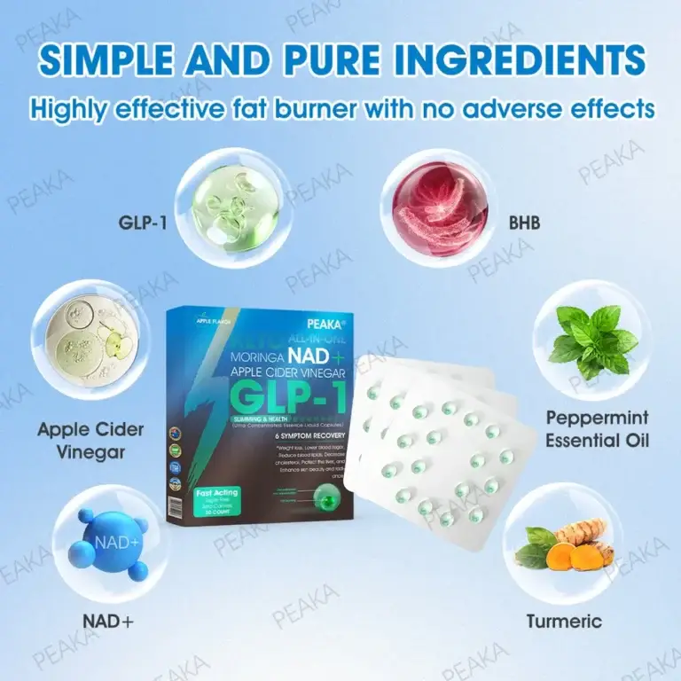 PEAKA® GLP-1 Slimming & Health Ultra Concentrated Essence Liquid Pearls 7 PEAKA® GLP-1 Slimming & Health Ultra Concentrated Essence Liquid Pearls