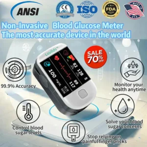 Glucose Sensor Monitor – No Finger Pricks. No Pain.