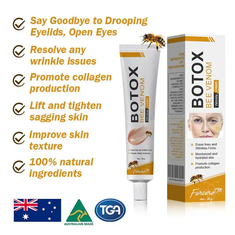 Furzero™ Botox Bee Venom Wrinkle Remover Cream 10 Furzero™ Botox Bee Venom Wrinkle Remover Cream