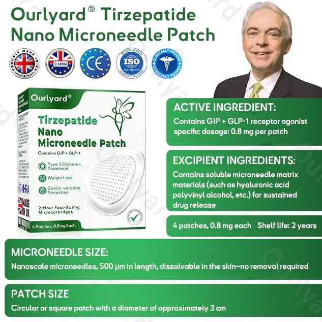 Ourlyard® Tirzepatide Nano Microneedle Patch 12 Ourlyard® Tirzepatide Nano Microneedle Patch