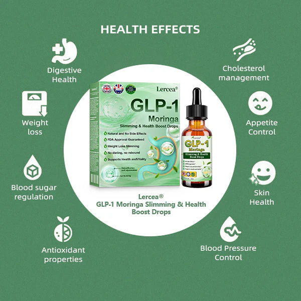 Lercea® GLP-1 Moringa Slimming & Health Boost Drops 3 Lercea® GLP-1 Moringa Slimming & Health Boost Drops - Image 3