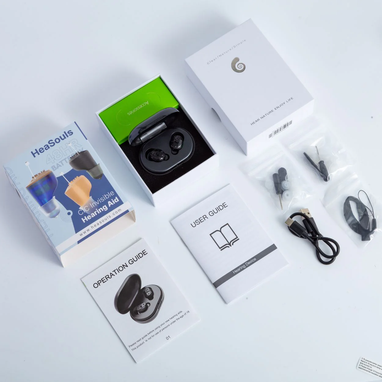 HeaSouls™ CIC Invisible Hearing Aids 18 HeaSouls™ CIC Invisible Hearing Aids