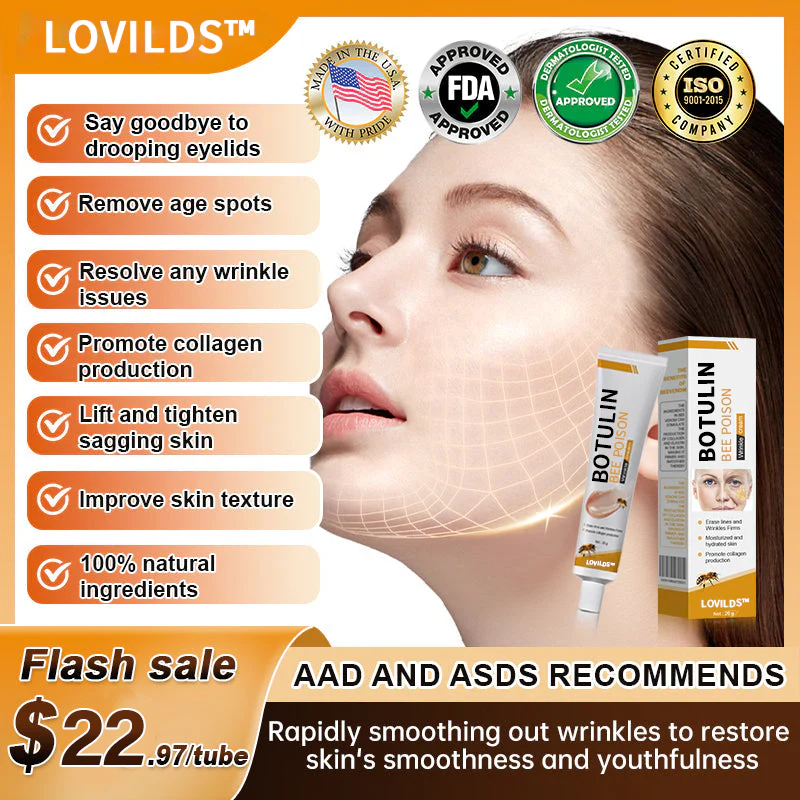 LOVILDS™ Botulin Bee Poison Wrinkle Removal Cream 8 LOVILDS™ Botulin Bee Poison Wrinkle Removal Cream