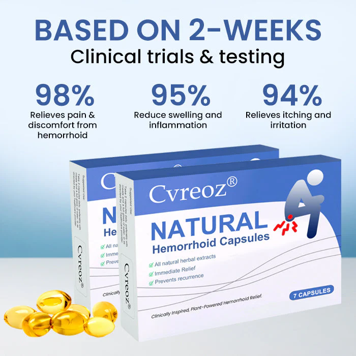 Cvreoz® Natural Hemorrhoid Capsules 7 Cvreoz® Natural Hemorrhoid Capsules