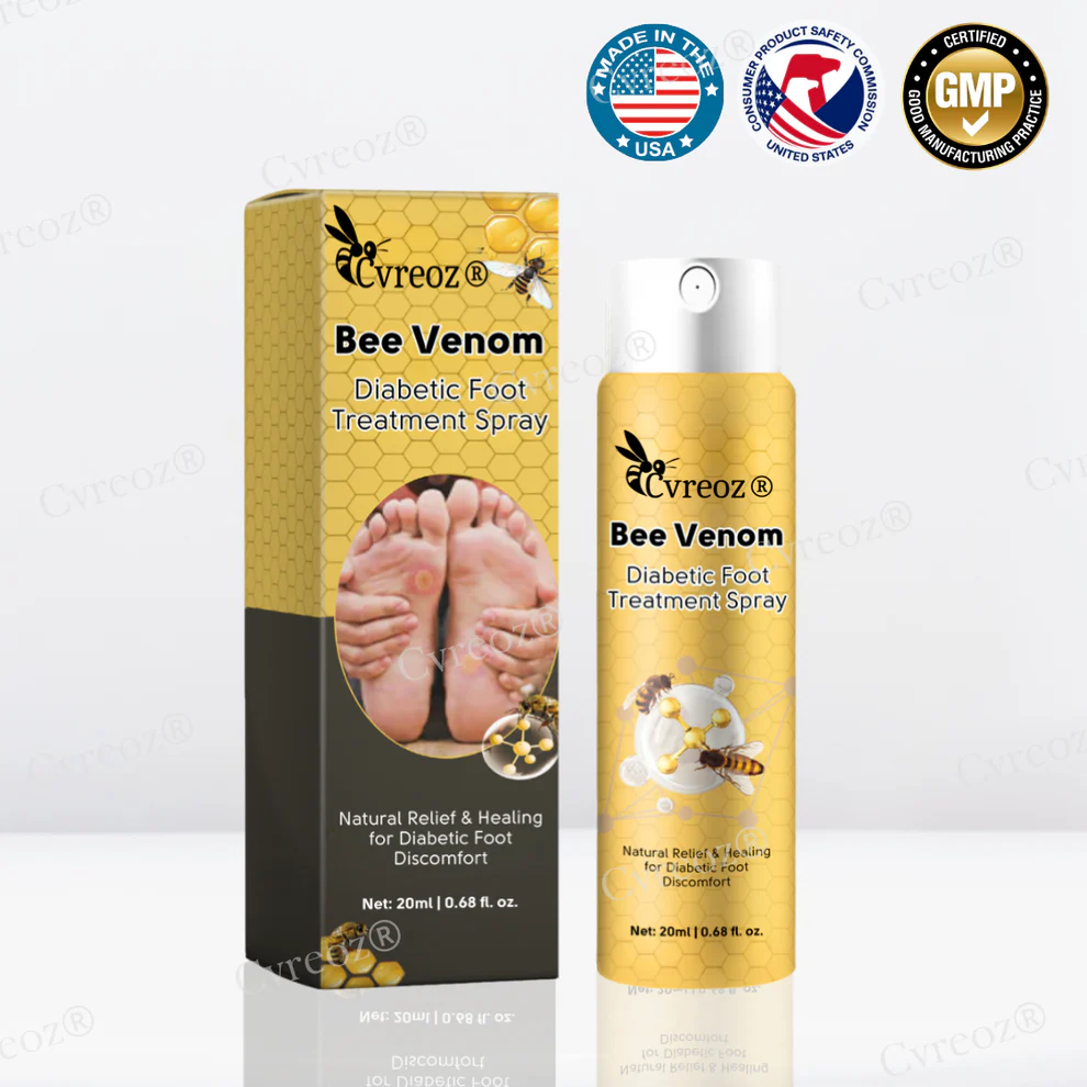 Cvreoz® Bee Venom Diabetic Foot Treatment Spray 8 Cvreoz® Bee Venom Diabetic Foot Treatment Spray