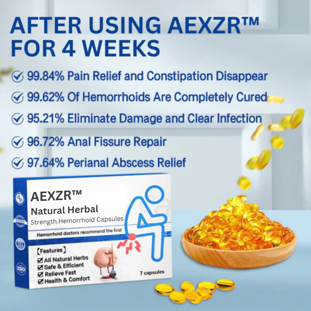 AEXZR™ Natural Herbal Strength Hemorrhoid Capsules 3 AEXZR™ Natural Herbal Strength Hemorrhoid Capsules