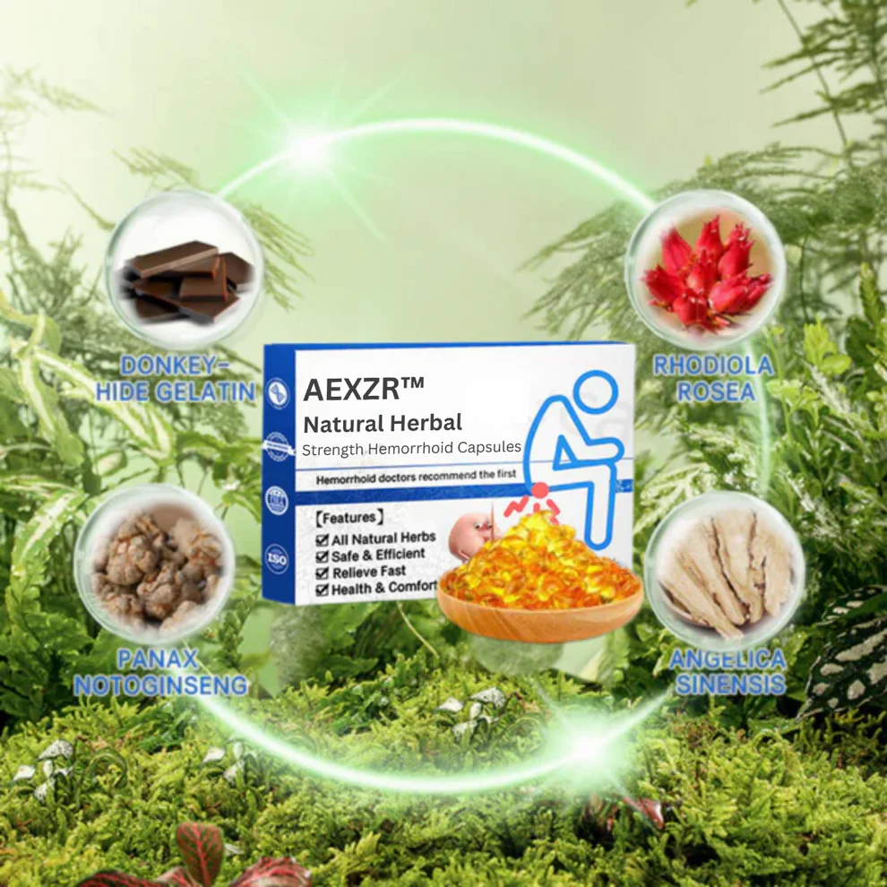 AEXZR™ Natural Herbal Strength Hemorrhoid Capsules 2 AEXZR™ Natural Herbal Strength Hemorrhoid Capsules