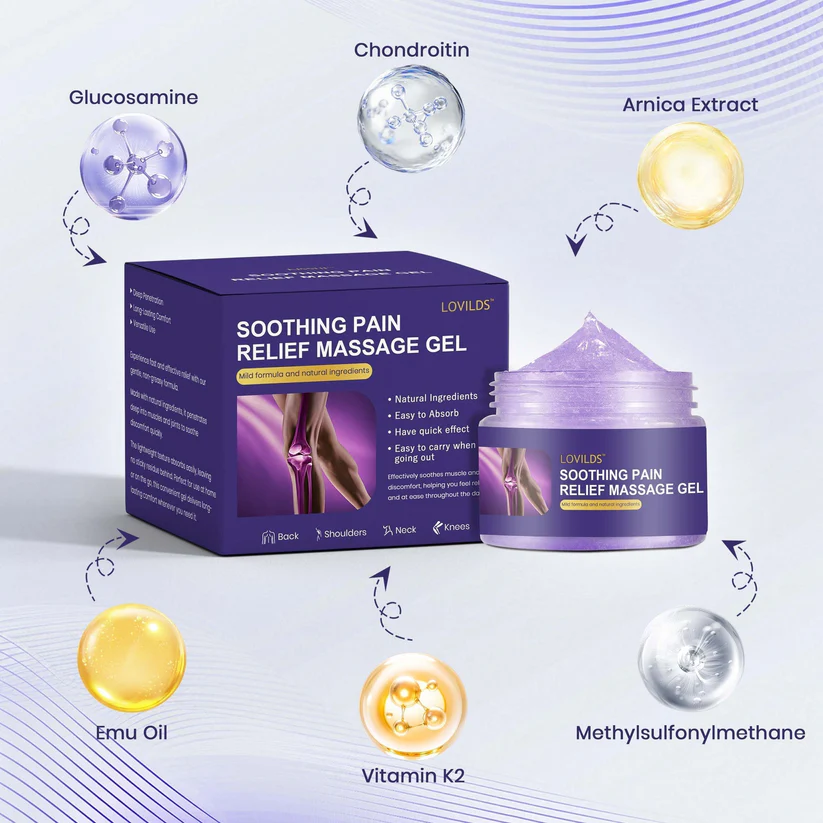 LOVILDS™ Turmeric & Emu Oil Arthritis Soothing Pain Relief Massage Gel 3 LOVILDS™ Turmeric & Emu Oil Arthritis Soothing Pain Relief Massage Gel