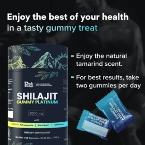 SHILAJIT GUMMY PLATINUM 15 SHILAJIT GUMMY PLATINUM