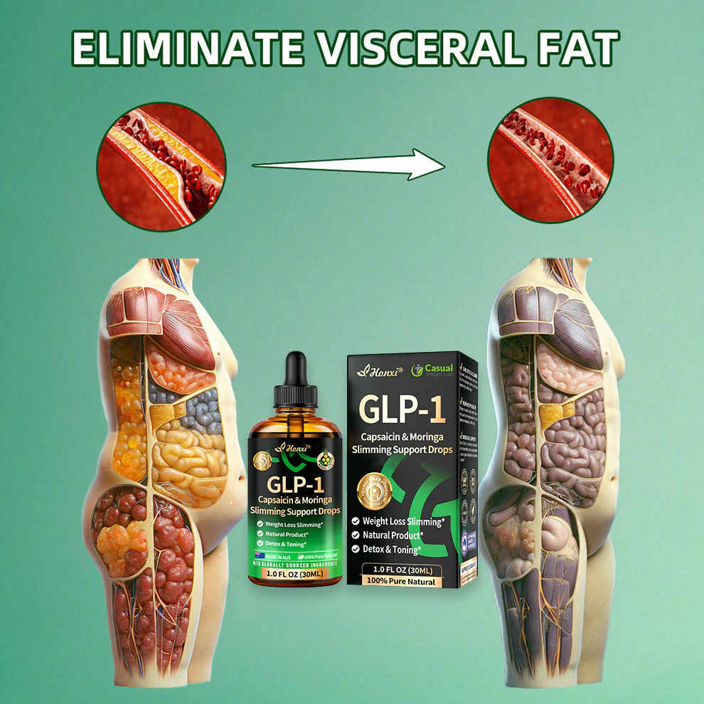 Honxi® GLP-1 Capsaicin & Moringa Slimming Support Drops 8 Honxi® GLP-1 Capsaicin & Moringa Slimming Support Drops
