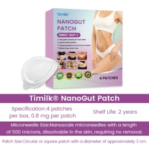 Timilk® NanoGut Patch with GLP-1 Mimic & Maca Root 7 Timilk® NanoGut Patch with GLP-1 Mimic & Maca Root
