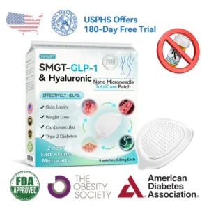 HHVB® SMGT-GLP-1 & Hyaluronic Nano Microneedle TotalCare Patch