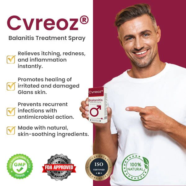 Cvreoz® Balanitis Treatment Spray 4 Cvreoz® Balanitis Treatment Spray