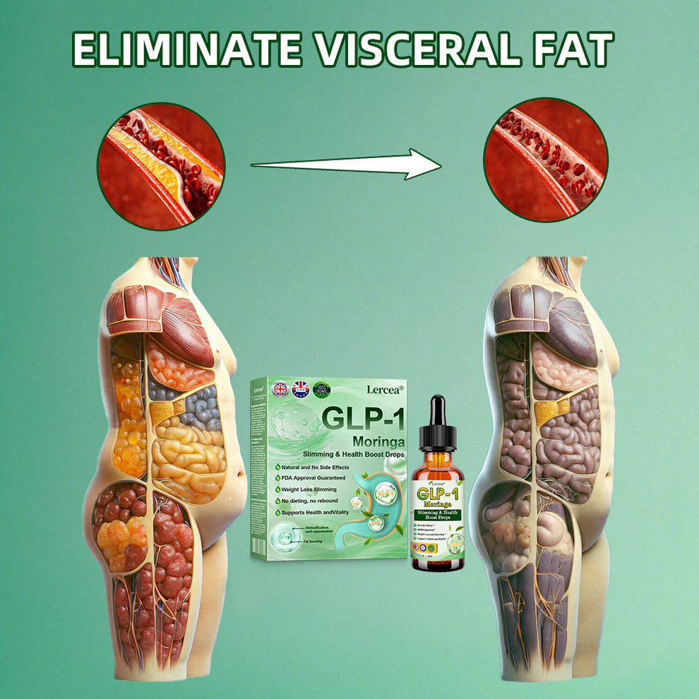 Lercea® GLP-1 Moringa Slimming & Health Boost Drops 9 Lercea® GLP-1 Moringa Slimming & Health Boost Drops - Image 9
