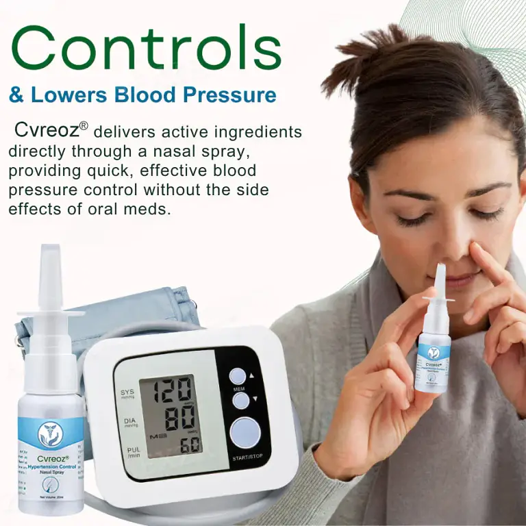 Cvreoz® Hypertension Control Nasal Spray 2 Cvreoz® Hypertension Control Nasal SprayCvreoz® Hypertension Control Nasal Spray