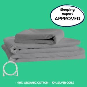 Fitted grounding bed sheet