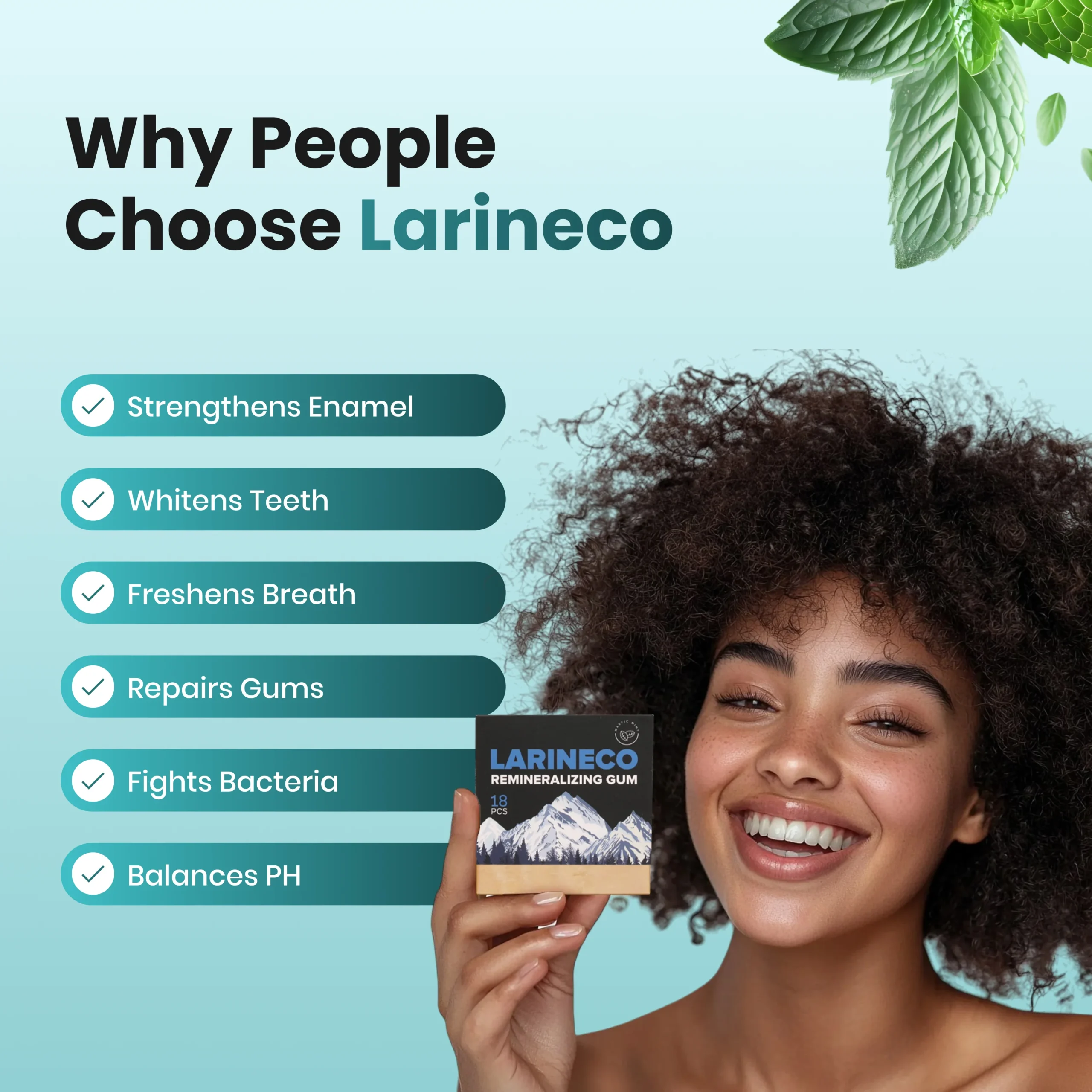 Larineco™️ - Remineralizing Gum 5 Larineco™️ - Remineralizing Gum