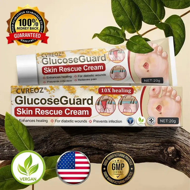 CVREOZ® GlucoseGuard Skin Rescue Cream 1 CVREOZ® GlucoseGuard Skin Rescue Cream