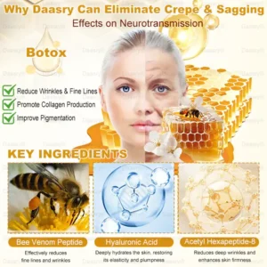 Daasry® “Dermal Gold” Botox Bee Venom Skin Restoration Cream 15 Daasry® “Dermal Gold” Botox Bee Venom Skin Restoration Cream