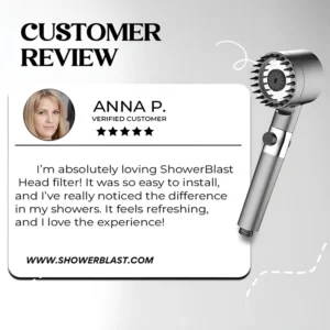 ShowerBlast™ - Filtered Showerhead 33 ShowerBlast™ - Filtered Showerhead