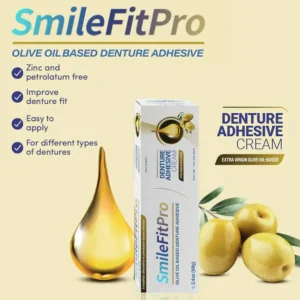 SmileFitPro™ Olive Oil Denture Adhesive Cream 11 SmileFitPro™ Olive Oil Denture Adhesive Cream
