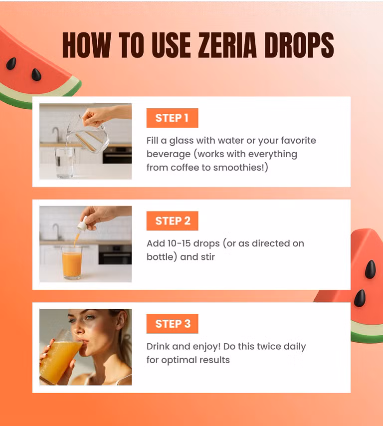 Zeria Drinkable Tanning Drops 7 Zeria Drinkable Tanning Drops