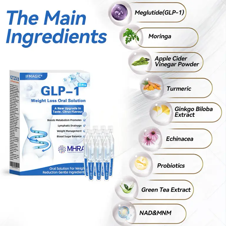 IFMAGIC® GLP-1 Pro Weight Loss Oral Solution 7 IFMAGIC® GLP-1 Pro Weight Loss Oral Solution