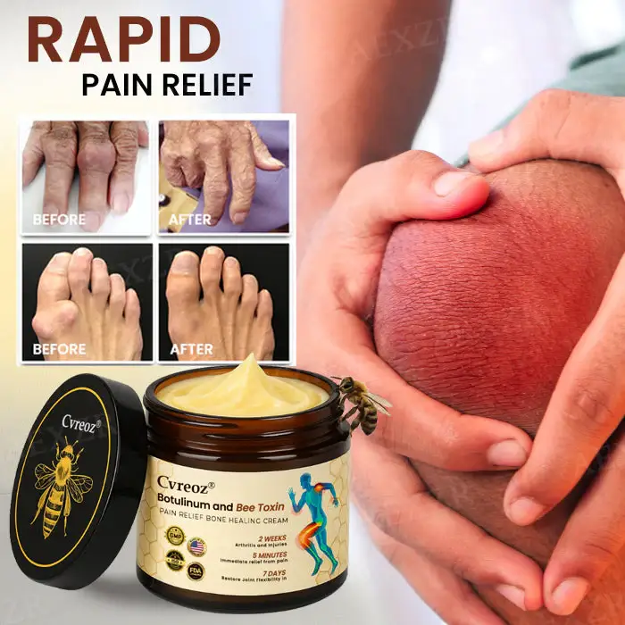 Cvreoz® Botulinum and Bee Toxin Pain Relief Bone Healing Cream 2 Cvreoz® Botulinum and Bee Toxin Pain Relief Bone Healing Cream