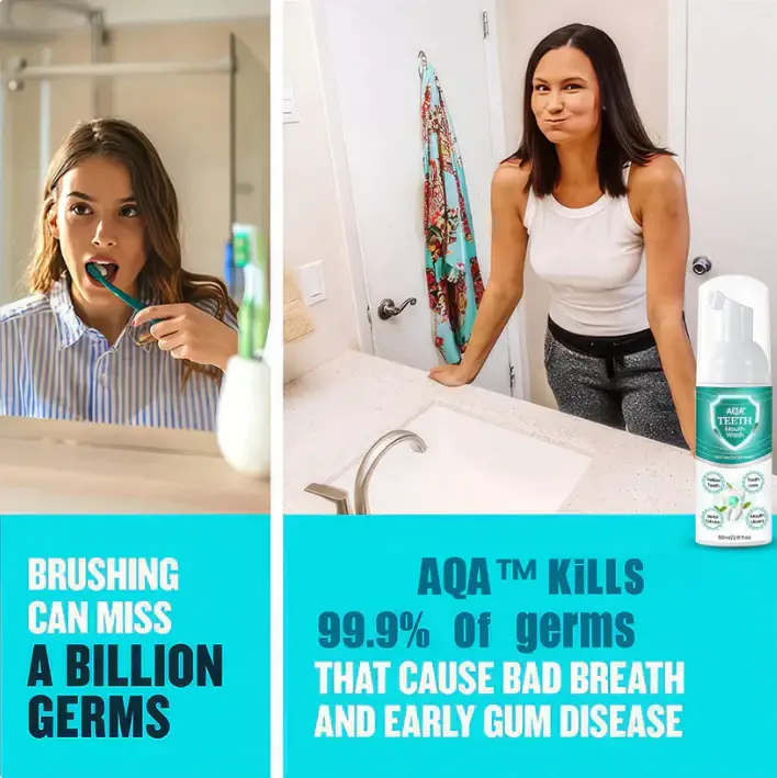 AQA™ NEW TEETH Mouthwash – Solve all Oral Problems 6 AQA™ NEW TEETH Mouthwash – Solve all Oral Problems