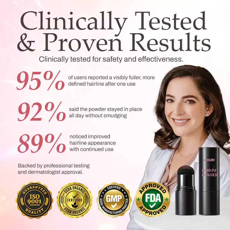 LBMLBM™ Hairline Powder | Shade powder to fill in your hairline 3 LBMLBM™ Hairline Powder | Shade powder to fill in your hairline