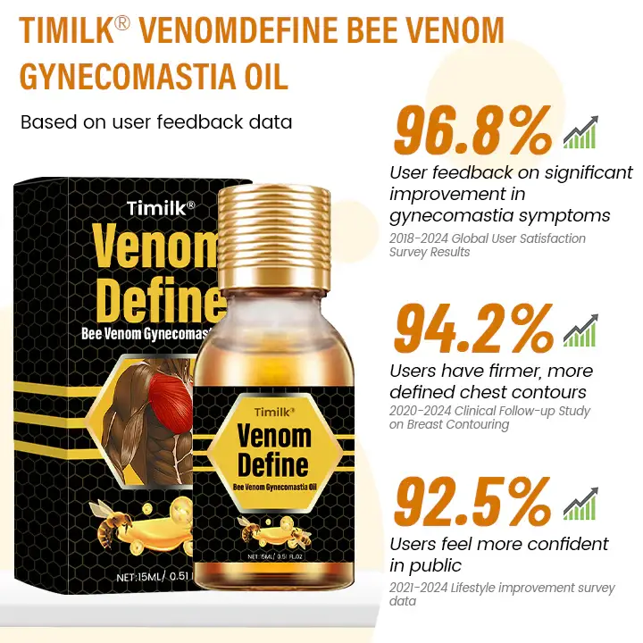 Timilk® VenomDefine Bee Venom Gynecomastia Oil 8 Timilk® VenomDefine Bee Venom Gynecomastia Oil