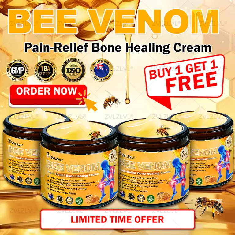 ZVLZVL® Bee Venom Pain-Relief Bone Healing Cream 1 ZVLZVL® Bee Venom Pain-Relief Bone Healing Cream