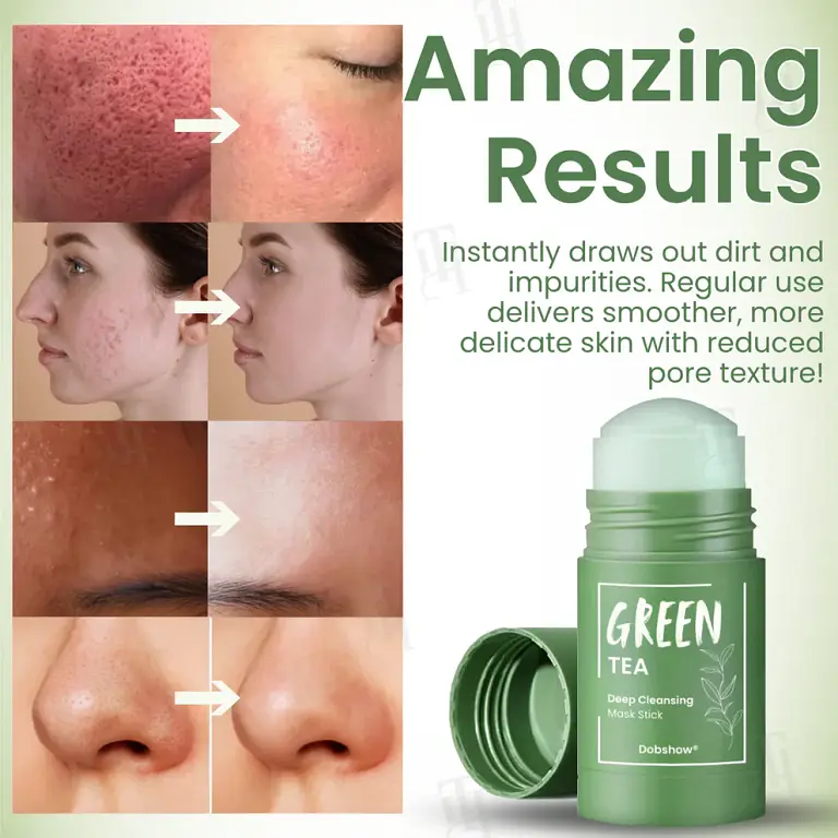 Dobshow® Green Tea Deep Cleansing Mask Stick 7 Dobshow® Green Tea Deep Cleansing Mask Stick