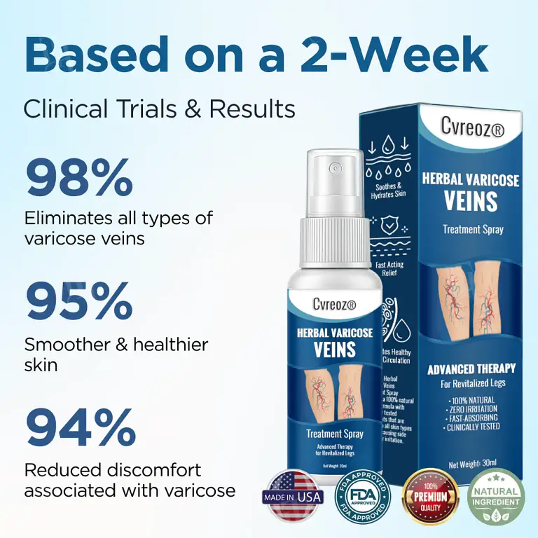 Cvreoz® Herbal Varicose Veins Treatment Spray 9 Cvreoz® Herbal Varicose Veins Treatment Spray