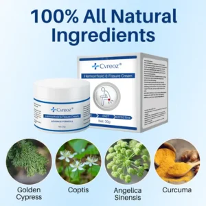 Cvreoz® Hemorrhoid & Fissure Cream 12 Cvreoz® Hemorrhoid & Fissure Cream