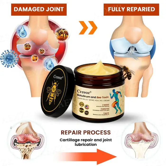 Cvreoz® Botulinum and Bee Toxin Pain Relief Bone Healing Cream 4 Cvreoz® Botulinum and Bee Toxin Pain Relief Bone Healing Cream