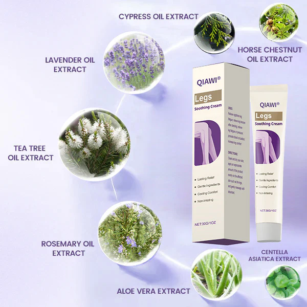 QIAWI® Legs Soothing Cream 2 QIAWI® Legs Soothing Cream