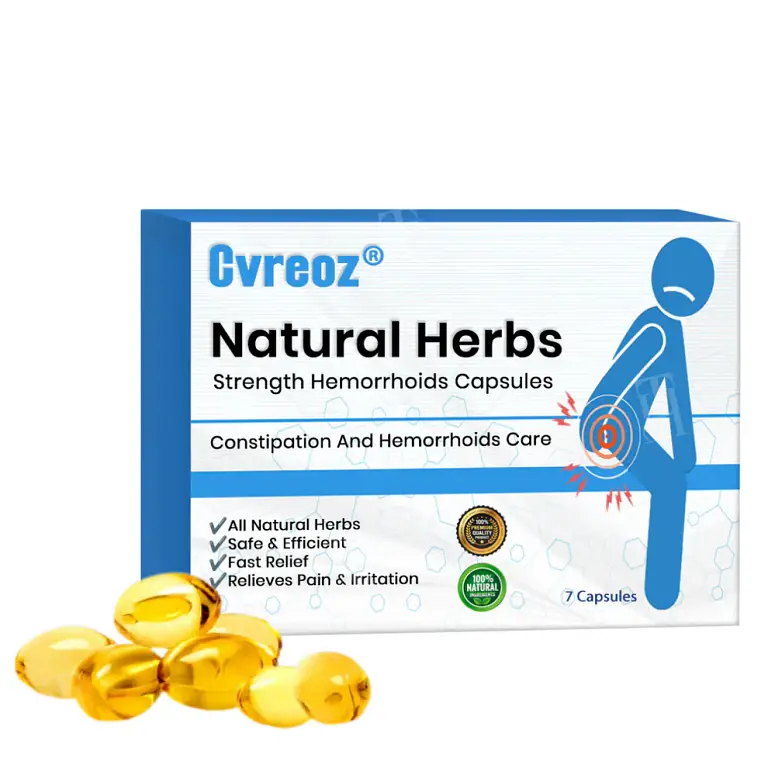 Cvreoz® Natural Herbs Strength Hemorrhoids Capsules 3 Cvreoz® Natural Herbs Strength Hemorrhoids Capsules