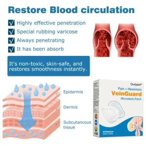 Ourlyard® VeinGuard Pain & Heaviness Microdarts Patch 17 Ourlyard® VeinGuard Pain & Heaviness Microdarts Patch