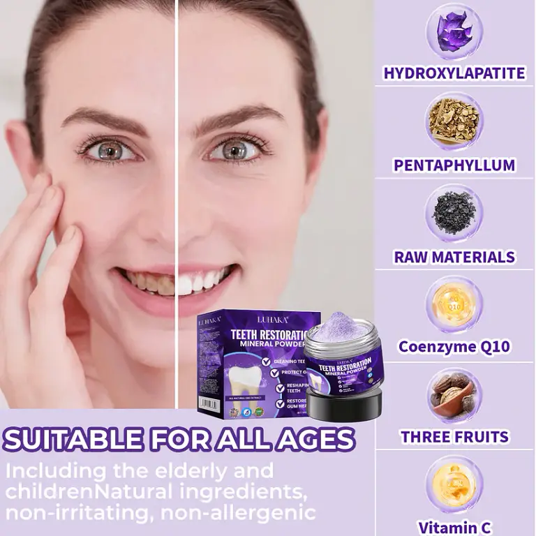 LUHAKA® Dental Repair Mineral Powder 10 LUHAKA® Dental Repair Mineral Powder