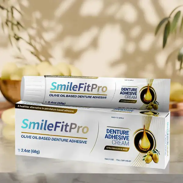 SmileFitPro™ Olive Oil Denture Adhesive Cream 1 SmileFitPro™ Olive Oil Denture Adhesive Cream