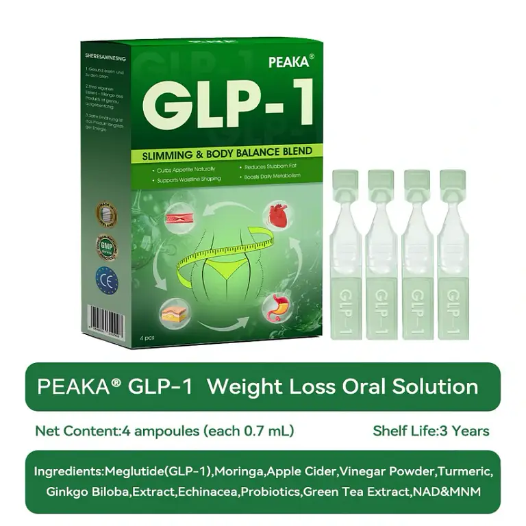 Peaka® GLP-1 Oral Formula | Supports Weight Loss 3 Peaka® GLP-1 Oral Formula | Supports Weight Loss