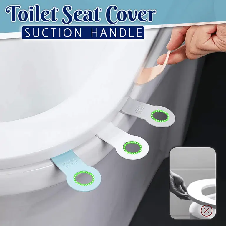 Toilet Seat Cover Suction Handle 1 Toilet Seat Cover Suction Handle