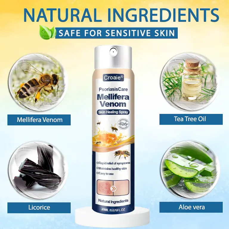 Croaie® PsoriasisCare Mellifera Venom Skin Healing Spray 12 Croaie® PsoriasisCare Mellifera Venom Skin Healing Spray
